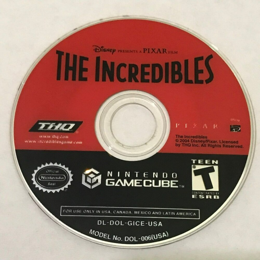 Nintendo GameCube The Incredibles